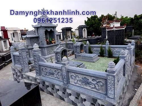 Khu lăng mộ đá gia đình - Mẫu lăng mộ đẹp nhất năm Canh Tý 