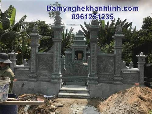 Lắp ghép khu lăng mộ đá - lăng mộ đá đẹp tại Bình Dương.