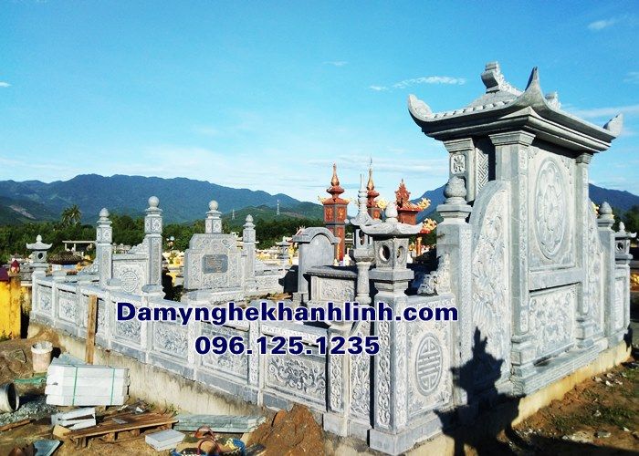 Mẫu khu lăng mộ đá đẹp cho gia tộc bán tại Đà Nẵng