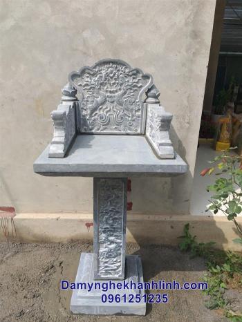 Cây hương đá-mẫu bàn thờ thiên bằng đá đẹp 