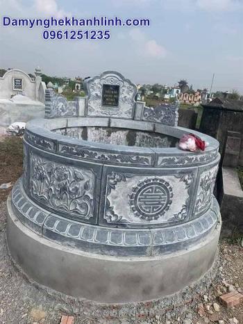 Mộ đá tròn - mẫu mộ tròn bằng đá đẹp nhất hiện nay 