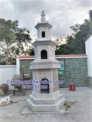 Mộ tháp đá - Mộ đá phật giáo KL02