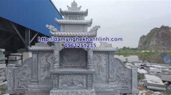 Mẫu lăng thờ cánh đẹp cho khu lăng thờ đá gia đình năm 2021