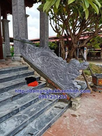 Rồng đá bậc thềm - mẫu rồng đá bậc thềm nhà thờ họ đẹp