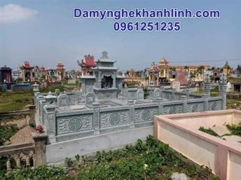 Top 10+ mẫu thiết kế khu lăng mộ đá gia đình đẹp - Đá mỹ nghệ Khánh Linh 