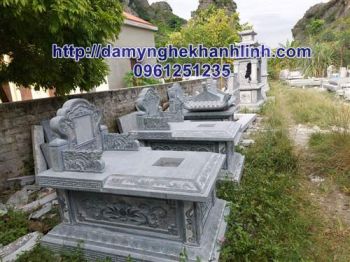 Mộ đá bành - các mẫu mộ đá hậu bành bằng đá xanh khối đẹp