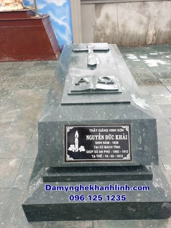  Mẫu mộ đá công giáo thiết kế đơn giản hiện đại