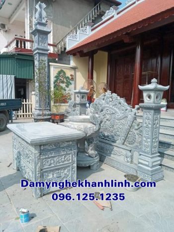   Mẫu bàn lễ đá ngoài trời đẹp cho nhà thờ họ