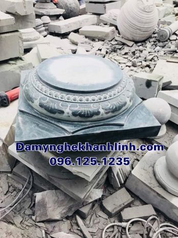 Mẫu chân tảng đá kê cột đẹp - đá kê cột gỗ nhà thờ