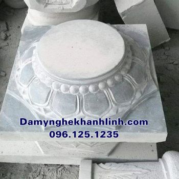 Mẫu chân tảng đá xanh kê cột nhà đẹp