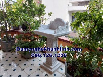 Mẫu cây hương ngoài trời bằng đá trắng đẹp bán tại Hà Nội