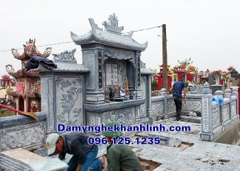 Mẫu khu lăng mộ nghĩa trang gia đình đẹp chuẩn phong thủy