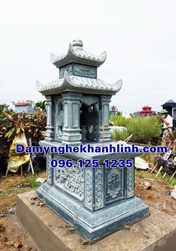Mẫu mộ đá hai mái đẹp bán tại Hải Dương