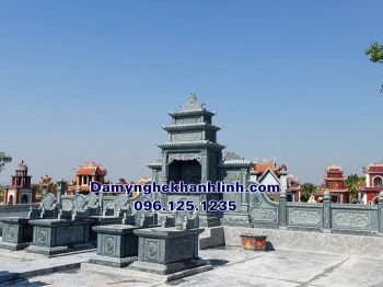 Mẫu khuôn viên lăng mộ nghĩa trang gia đình đẹp