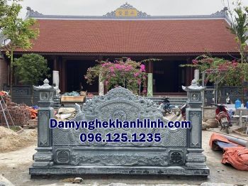 Mẫu cuốn thư đá đẹp nhà thờ họ bán tại Hưng Yên 349
