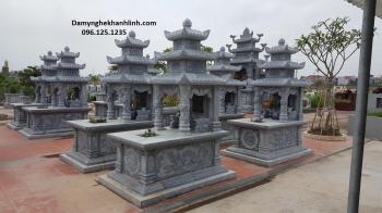 Mộ đá đẹp ba mái giá rẻ bán tại Ninh Bình 