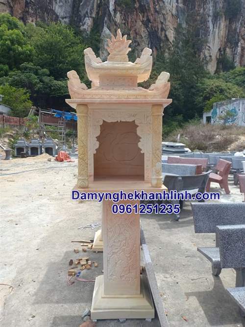 Bàn thờ thiên bằng đá vàng