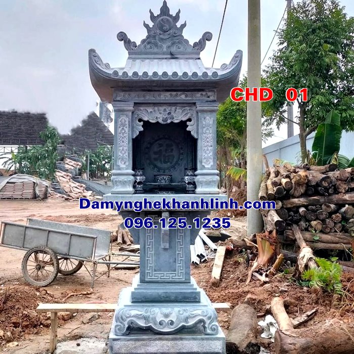 Báo giá bàn thờ thiên ngoài trời có mái che