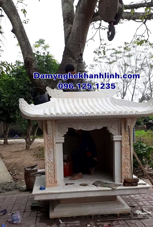 Báo giá bàn thờ thiên ngoài trời đá vàng