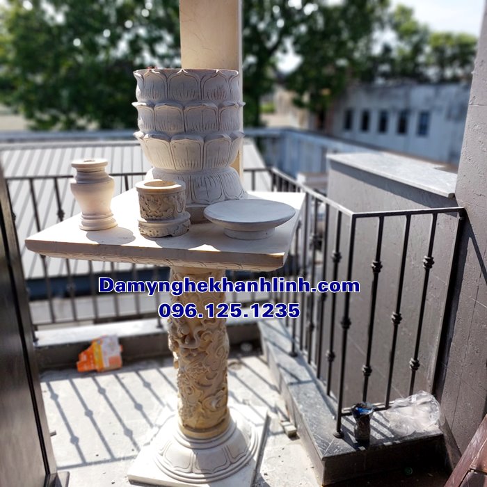 Báo giá bàn thờ thiên ngoài trời không mái che