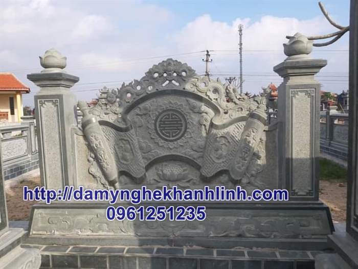 Báo gia cuốn thư đá khu lăng mộ gia đình