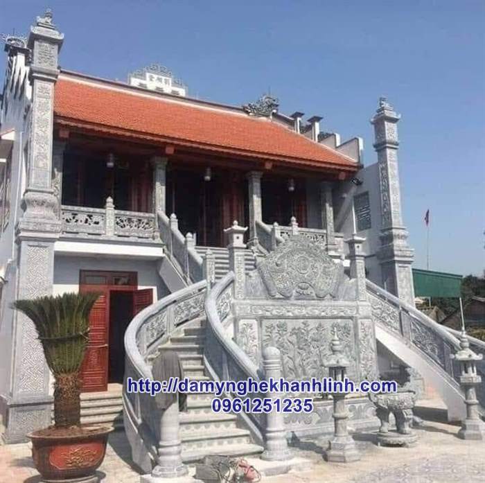 Báo giá lan can đá nhà thờ họ giá tốt