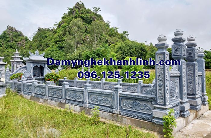 Báo giá mộ đá lăng mộ đá gia đình nguyên khối
