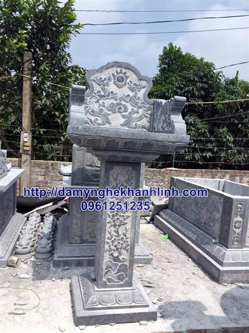 Cây hương đá thờ thiên không mái giá rẻ