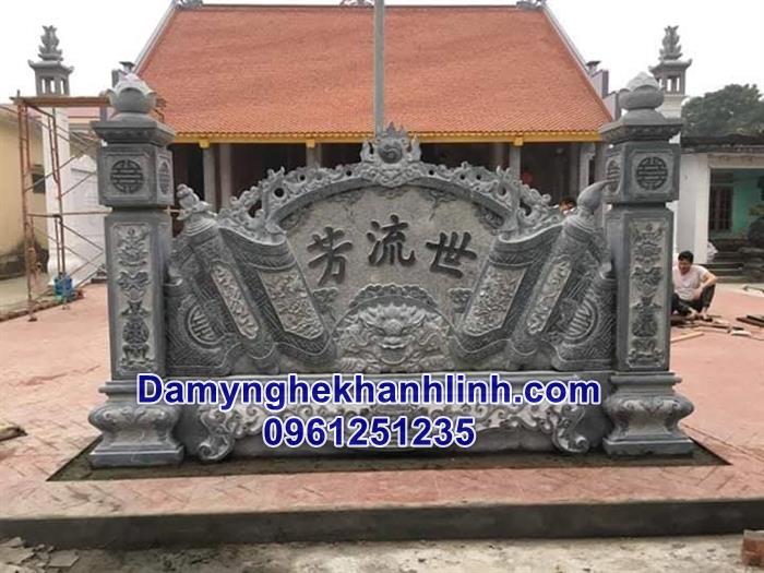 Cuốn thư đá nhà thờ họ 