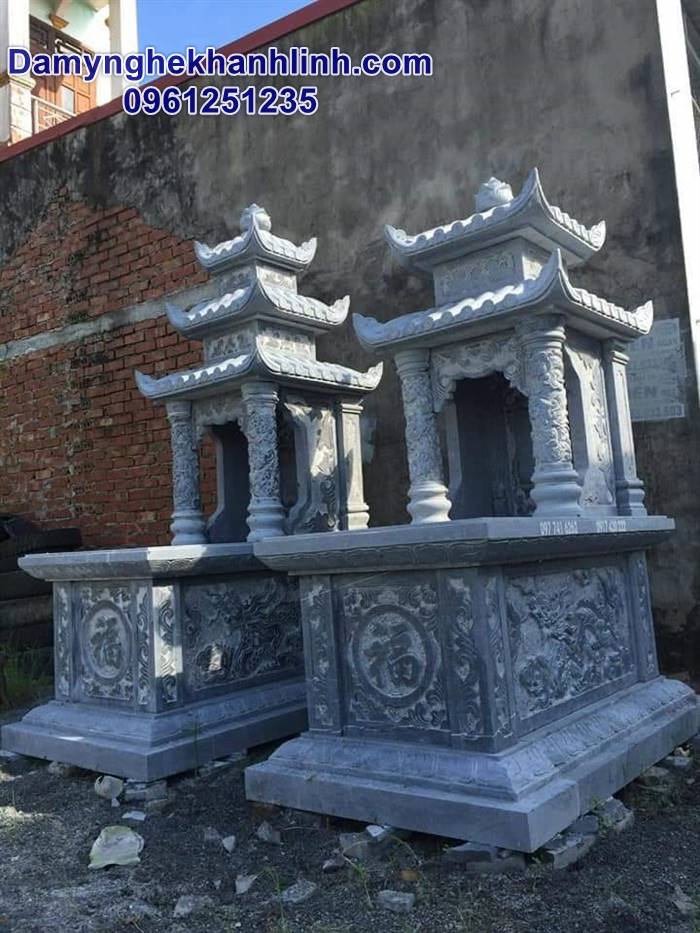 Giá mộ đá ba mái rẻ nhất hiện nay 