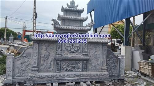 Hình ảnh mẫu lăng thờ cánh bằng đá đẹp năm 2021