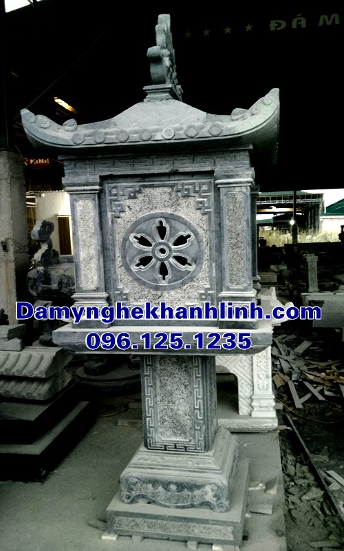 Kích thước xây cây hương ngoài trời có mái che