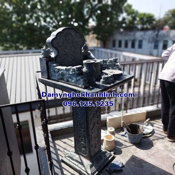 Kích thước xây cây hương ngoài trời đặt trên ban công