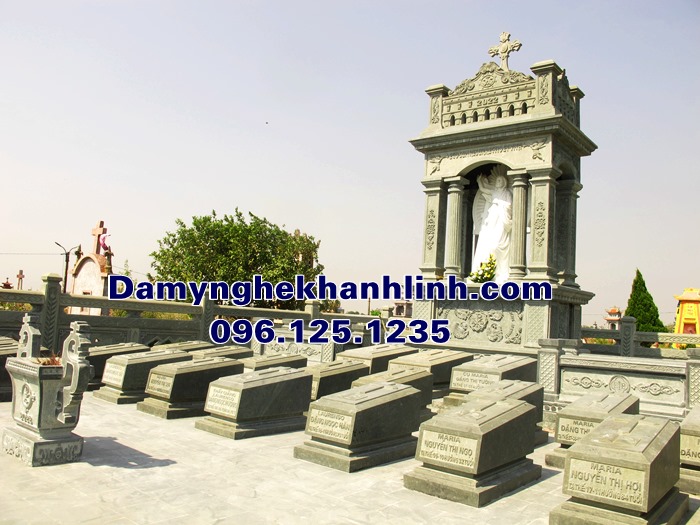 Kinh nghiệm xây khu lăng mộ đá gia đình thiết kế hiện đại