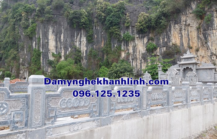 Lan can đá lăng mộ 