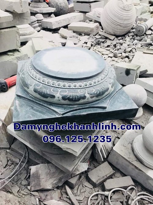 Mẫu chân tảng đá kê cột đẹp - đá kê cột gỗ nhà thờ