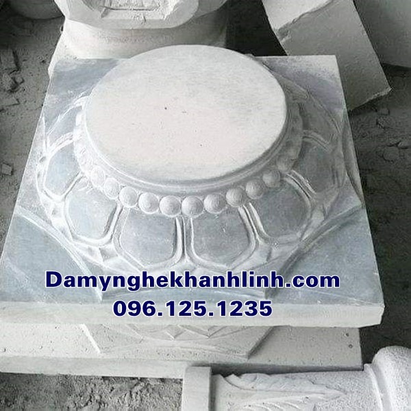 Mẫu chân tảng đá xanh kê cột nhà đẹp