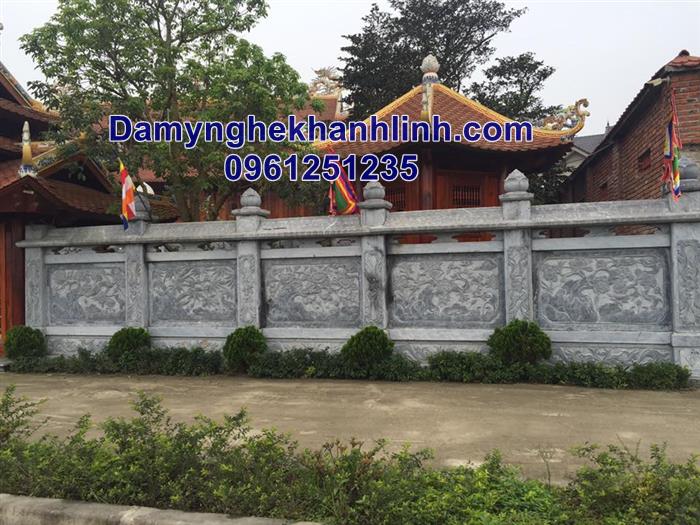 mẫu hàng rào đá đẹp