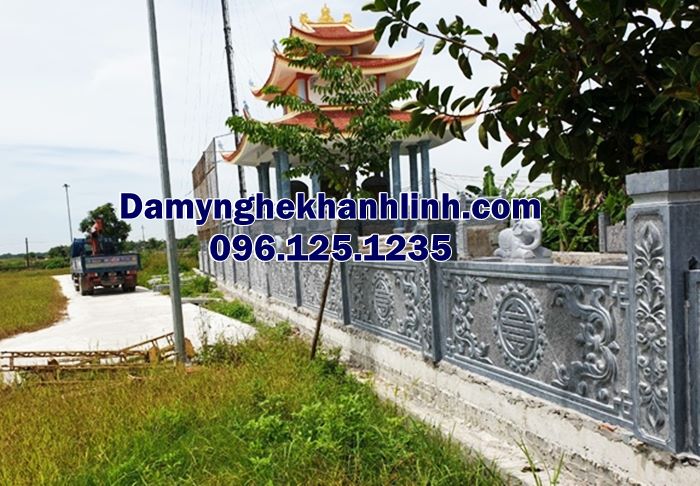 Mẫu hàng rào đá lăng mộ đẹp bán tại Phú Thọ 3