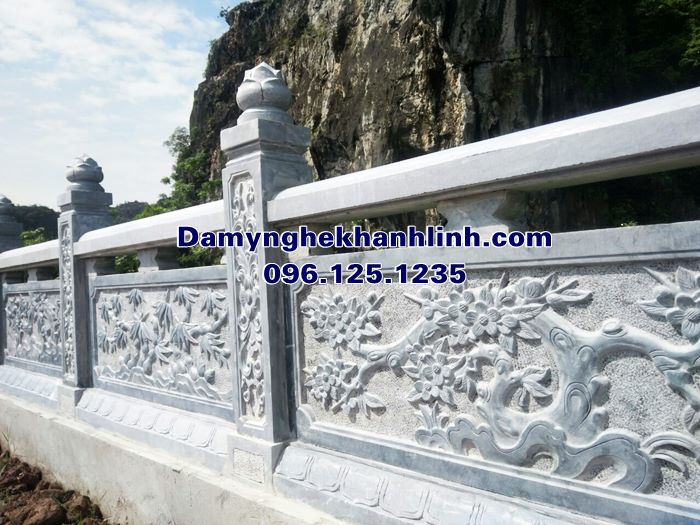 Mẫu hàng rào đá lăng mộ nhà mồ bán tại Bình Thuận