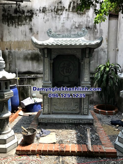 Mẫu lăng thờ đá - long đình đá am thờ đá xanh rêu