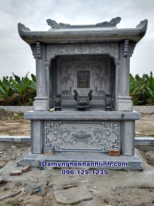 Mẫu lăng thờ đá - long đình đá miếu thờ đá đẹp
