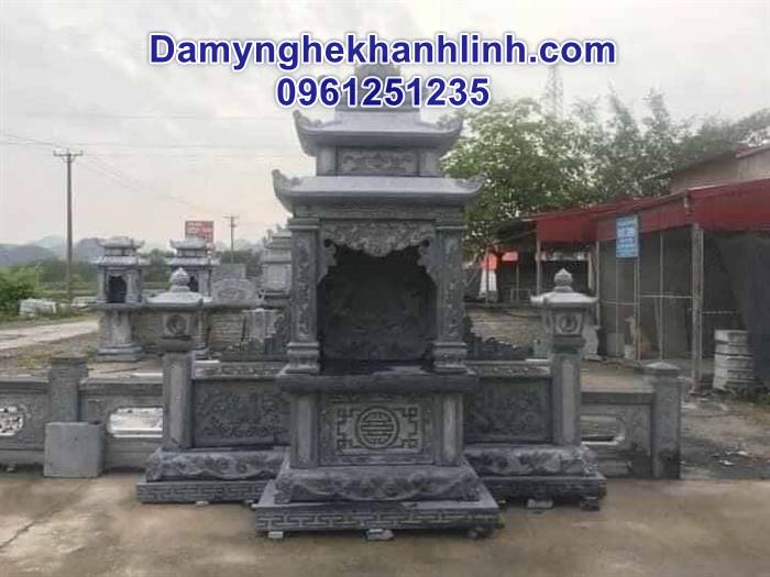 Mẫu lăng thờ đá xanh đẹp