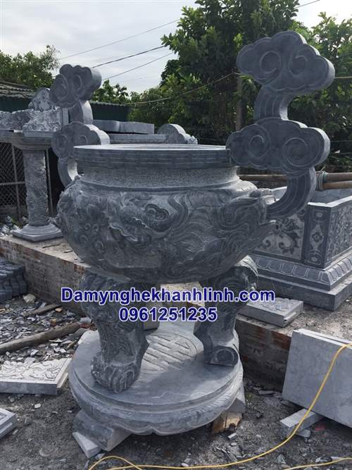 Mẫu lư howng bằng đá xanh Ninh Bình 