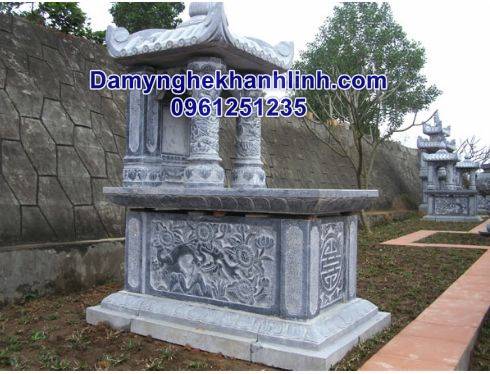 Mẫu mộ đá đẹp một mái 