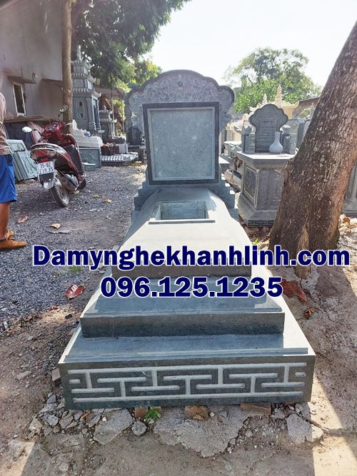 Mẫu mộ đá đẹp tam cấp vững trải