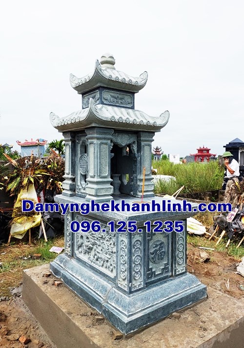 Mẫu mộ đá hai mái đẹp bán tại Hải Dương