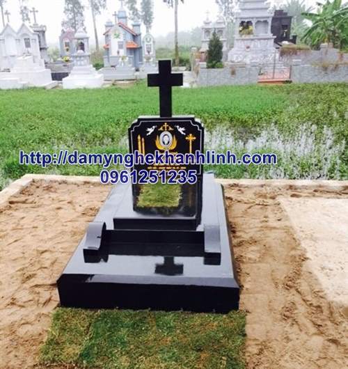 Mẫu mộ dá tam cấp đẹp cho người theo đạo 