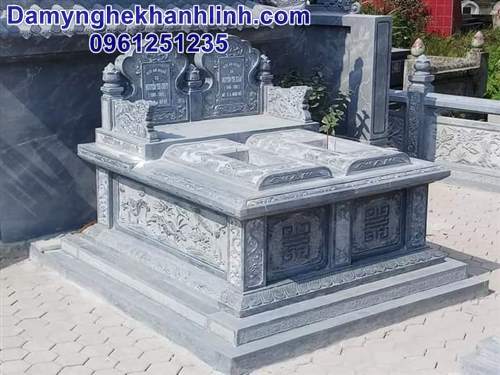 Mẫu mộ đôi bằng đá đẹp 
