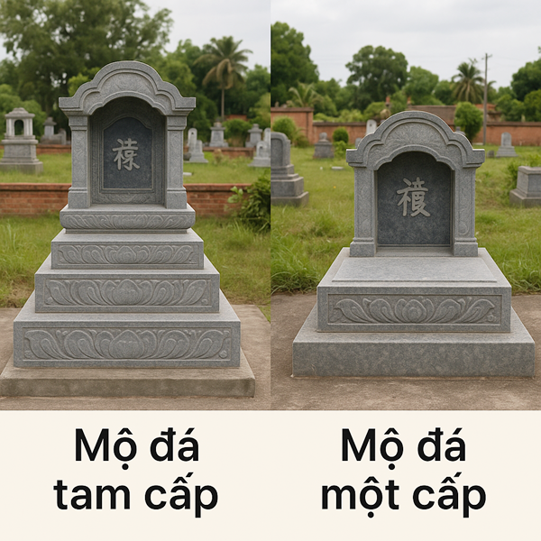 Mộ đá tam cấp và mộ đá một cấp